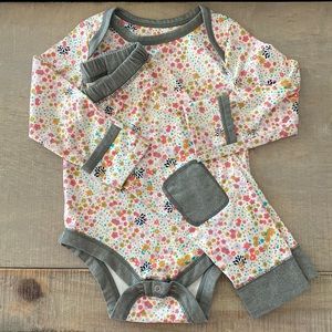Baby Girl Patagonia Capilene Set